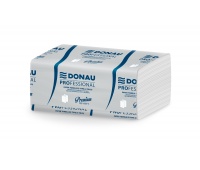 Cellulose ZZ folded towels DONAU PROFESSIONAL, 2 layers, 3000 sheets, 20 pcs, white