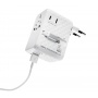 Adapter do ładowania TROIKA Worldwide Pull 35, biały, Przedłużacze, listwy, zasilacze, UPSy, Urządzenia i maszyny biurowe