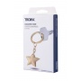 Brelok TROIKA Golden Star, chromowany, złoty, Ekskluzywne, Gadżety