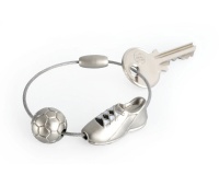 Brelok TROIKA Kick, metal, srebrny