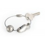 Keyring TROIKA Kick, metal, silver