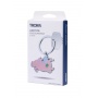 Keyring TROIKA Lucky Pig, enamelled metal, pink