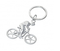 Brelok TROIKA Mountain Bike, metal, srebrny