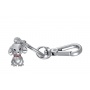 Brelok TROIKA Tiny Puppy, metal, srebrny, Ekskluzywne, Gadżety