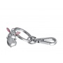 Brelok TROIKA Tiny Rabbit, metal, srebrny, Ekskluzywne, Gadżety
