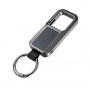 Keyring TROIKA Track & Find Carabiner, black