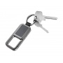 Keyring TROIKA Track & Find Carabiner, black