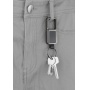 Keyring TROIKA Track & Find Carabiner, black