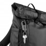 Keyring TROIKA Track & Find Carabiner, black
