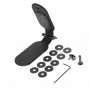Keyring TROIKA Track & Find Key Organizer, black