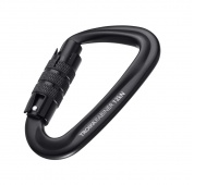 Keyring TROIKA Troikarabiner, black