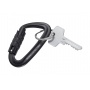 Keyring TROIKA Troikarabiner, black
