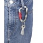 Keyring TROIKA Troikarabiner, red