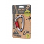 Keyring TROIKA Troikarabiner, red