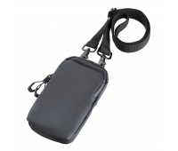 Phone case TROIKA Black Smartbag with strap, black
