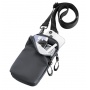 Phone case TROIKA Black Smartbag with strap, black