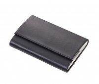 Business card case TROIKA Sophisticase, RFID system, black