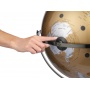 Globe TROIKA Apollo Light Flex, dia. 43 cm, height 1.32 m, touch-operated, silver