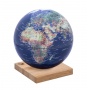 Globe TROIKA Explorer 360, dia. 25 cm, oak base, physical, navy blue