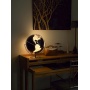 Globe TROIKA Juri Light Flex, dia. 30 cm, touch-operated, brown-dark blue