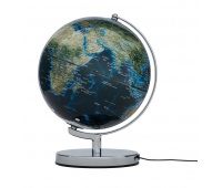 Globus TROIKA Terra Light, śr. 25 cm, oświetlenie, błyszczący, niebiesko-zielony