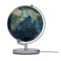 Globus TROIKA Terra Light, śr. 25 cm, oświetlenie, błyszczący, niebiesko-zielony, Globusy, Artykuły szkolne