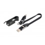 Kabel ładujący TROIKA Practicable, czarny, Przedłużacze, listwy, zasilacze, UPSy, Urządzenia i maszyny biurowe