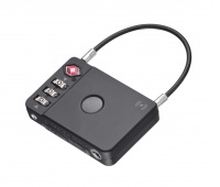 Luggage lock TROIKA Track & Find Lock, black