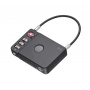 Luggage lock TROIKA Track & Find Lock, black