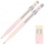 Set of ballpoint pen 849 and pencil 844 CARAN D'ACHE Horizon, in a case, yellow-pink