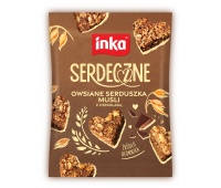 Musli INKA, owsiane serduszka z czekoladą, 50g