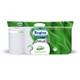 Papier toaletowy REGINA Delicate Aloes, 3-warstwowy, 18m, 150 listk&oacute;w, 8 rolek, biały, Papiery toaletowe i dozowniki, Artykuły higieniczne i dozowniki