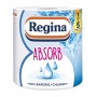 Ręcznik papierowy REGINA Absorb, 3-warstwowy, 50,6m, 220 listk&oacute;w, 1 rolka, biały, Ręczniki papierowe i dozowniki, Artykuły higieniczne i dozowniki