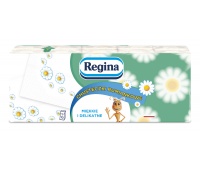 Chusteczki higieniczne REGINA Chusteczki Rumiankowe, 4-warstwowe, 10x9 szt., białe