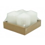 Świeca słupek ryflowana DONAU HOME Standard, 60x80mm, 4 szt., biała, Świece, Wyposażenie biura