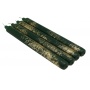 Świeca stołowa DONAU HOME Aura, 22x240mm, 4 szt., zielona, Świece, Wyposażenie biura