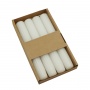 Świeca stołowa DONAU HOME, 22x175mm, 4 szt., biała, Świece, Wyposażenie biura