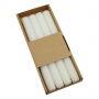 Świeca stołowa DONAU HOME, 22x240mm, 4 szt., biała, Świece, Wyposażenie biura