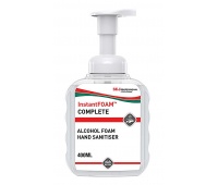 Foaming hand sanitiser DEB InstantFOAM Complete, pump bottle, 400ml