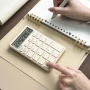 Office calculator DONAU TECH, 12-digit display, square root function, dim. 137x84 mm, beige