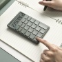Office calculator DONAU TECH, 12-digit display, square root function, dim. 137x84 mm, green