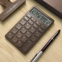 Office calculator DONAU TECH, 12-digit display, square root function, dim. 137x84 mm, brown