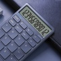 Office calculator DONAU TECH, 12-digit display, square root function, dim. 137x84 mm, navy blue