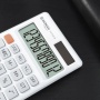 Office calculator DONAU TECH, 12-digit display, square root function, GT, dim. 137x84 mm, white