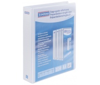 Presentation binder DONAU, PP, A4/2RD/30mm, white