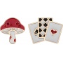 Pins MOLESKINE 2026 Alice, Mushroom + Cards