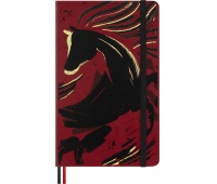 Notes MOLESKINE 2026 Horse, L, w linie, Woodcut