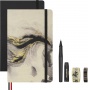 Creative set MOLESKINE 2026 Horse: notebook Calligraphy + Japanese Album + Kaweco + Washi