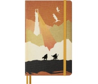 Notes MOLESKINE 2026 LOTR Frodo Sam, L, 13x21cm, w linie