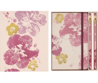 Set MOLESKINE 2026 Sakura: notebook L + notebook L + 2 pencils + box